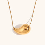 Drop Pendant Gold 18K Stainless Steel Chain Necklace Women Jewelry My Store