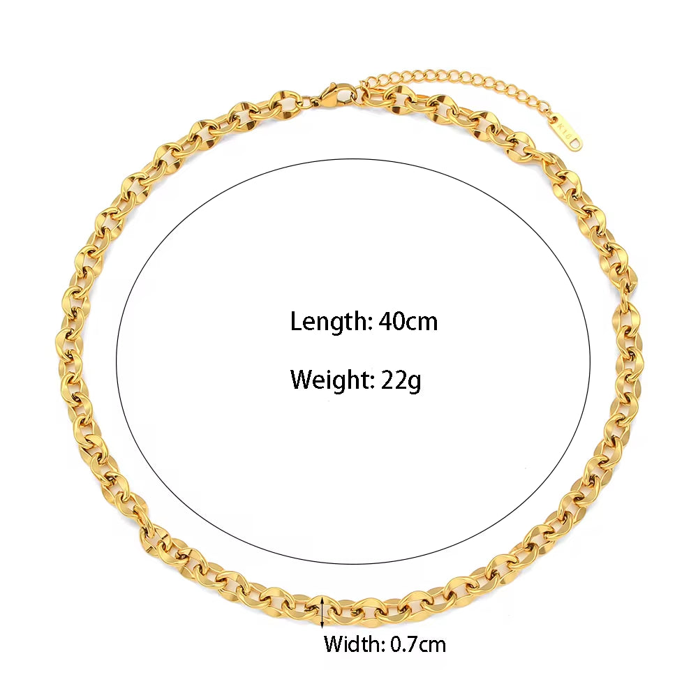 Wholesale Fashion Gold Plated Necklace Set Tarnish Free Jewelry Enamel Stainless Steel Pendant Necklace My Store