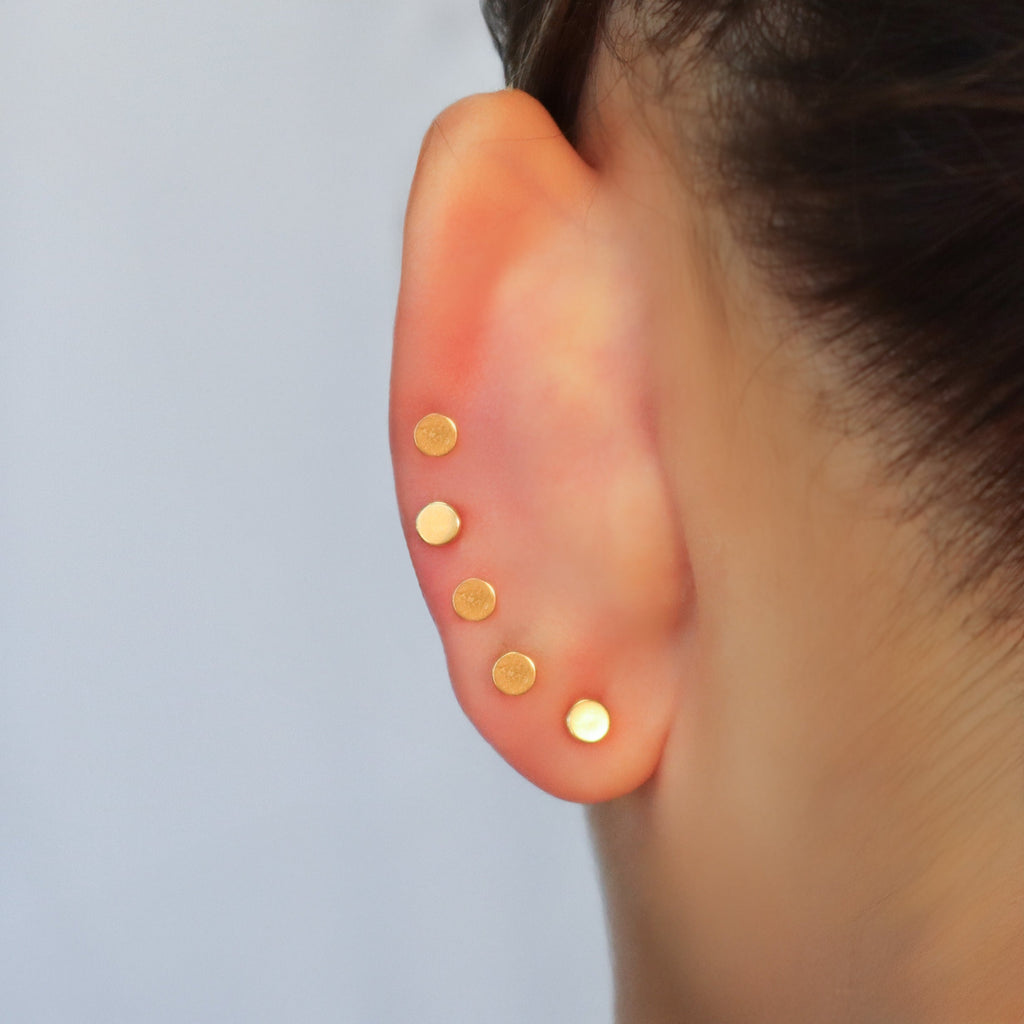 Hey Darling Pearl Flat Back Earrings Set Lily