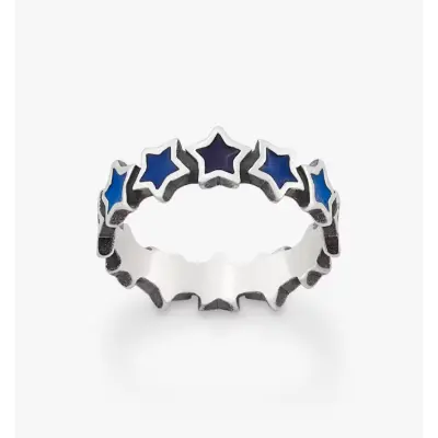 Enamel Connected Stars Ring James Avery