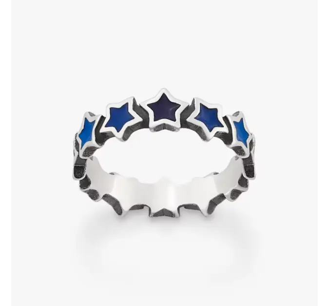 Enamel Connected Stars Ring James Avery