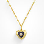 Evil Eye Locket Necklace Lee
