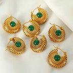 JEWELRY EH202 High Quality Cheap Price Vintage Mausoleum Hollowed Out Gold Earrings Earrings My Store