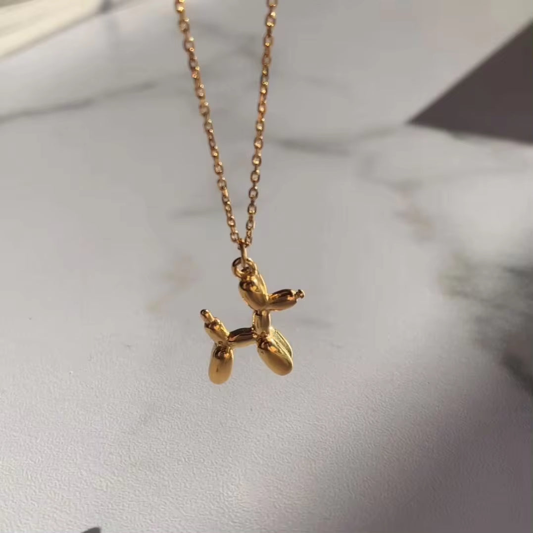 Fashion Jewelry Trendy 18K Gold Plated Stainless Steel Dog Chains Necklace for Women Mom Gifts My Store