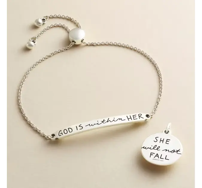God is Within Her Slider Bracelet James Avery