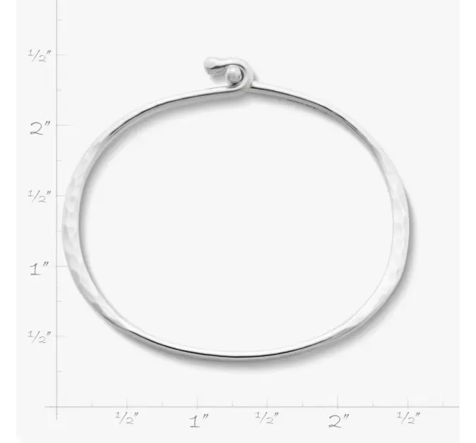 Hammered Hook-On Bracelet James Avery