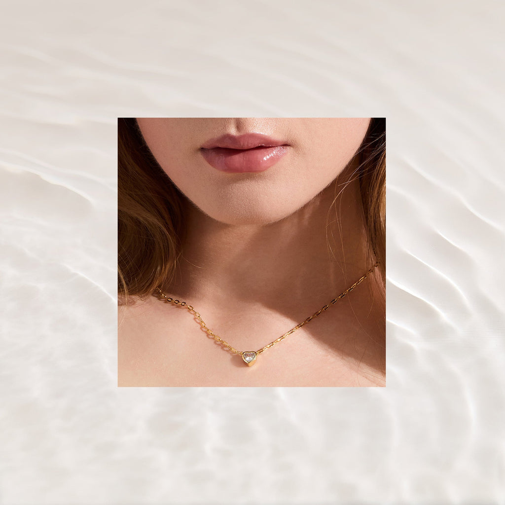 Heart Necklace Angel