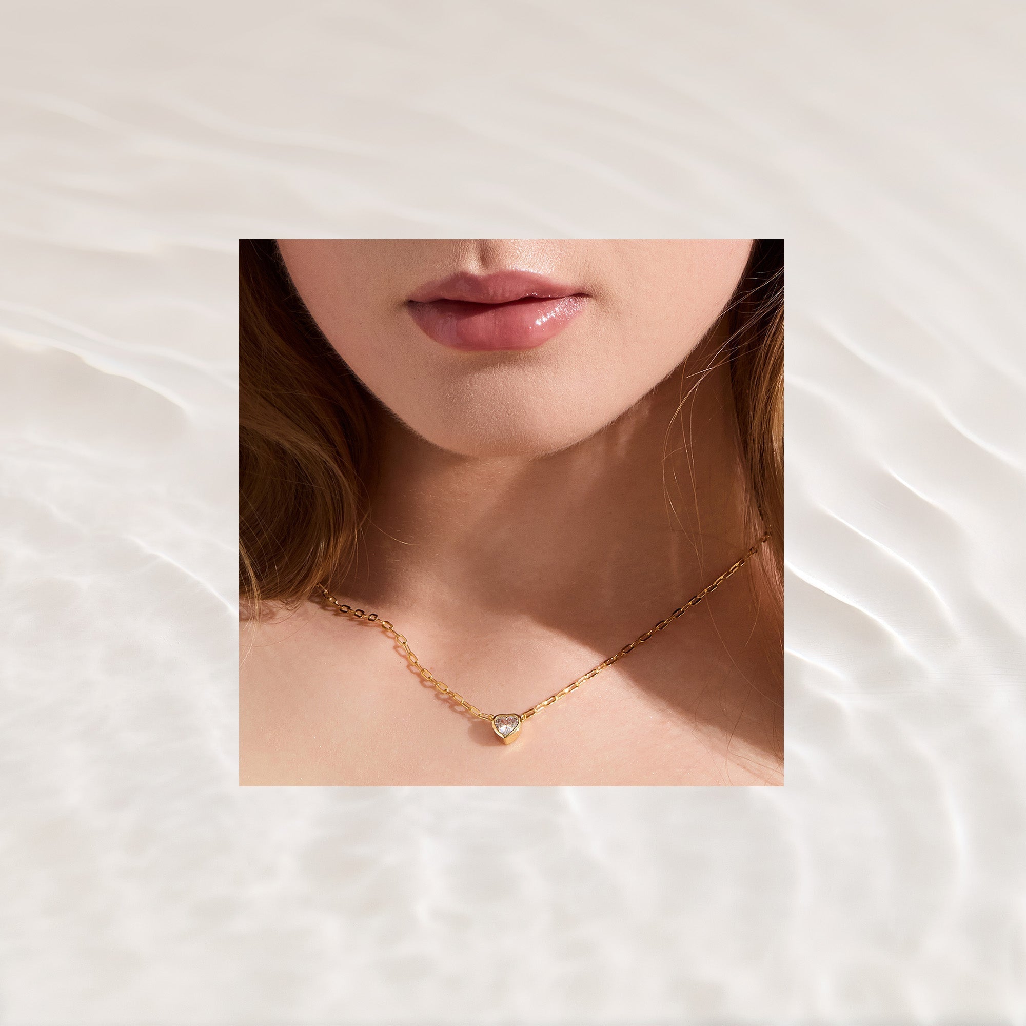 Heart Necklace Angel