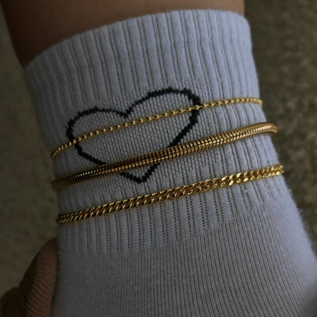 Ball Chain Anklet Lee
