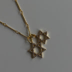 Double Star Necklace Lee