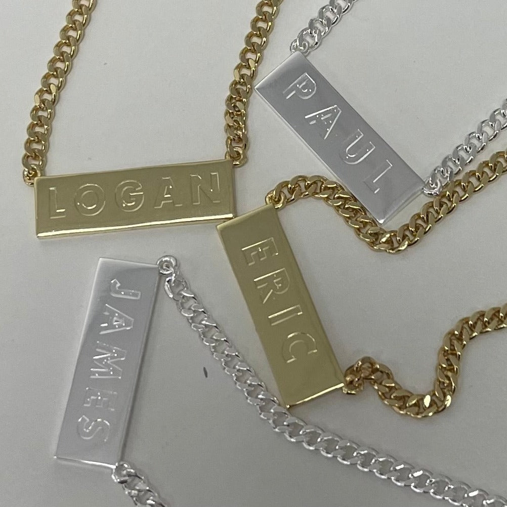 Men's Custom/Personalized Necklace Lee