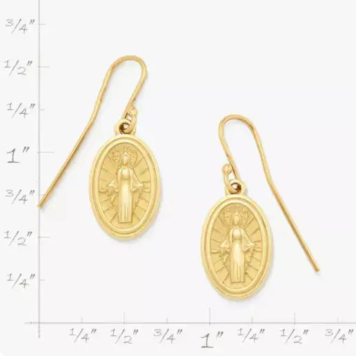 Virgin Mary Dangle Earrings James Avery