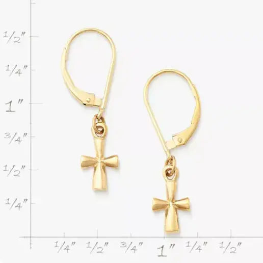 St. Teresa Cross Dangle Earrings James Avery