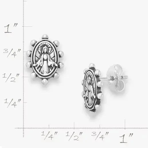 Virgin Mary Studs James Avery