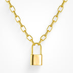 Keep Me Lock Necklace Lee