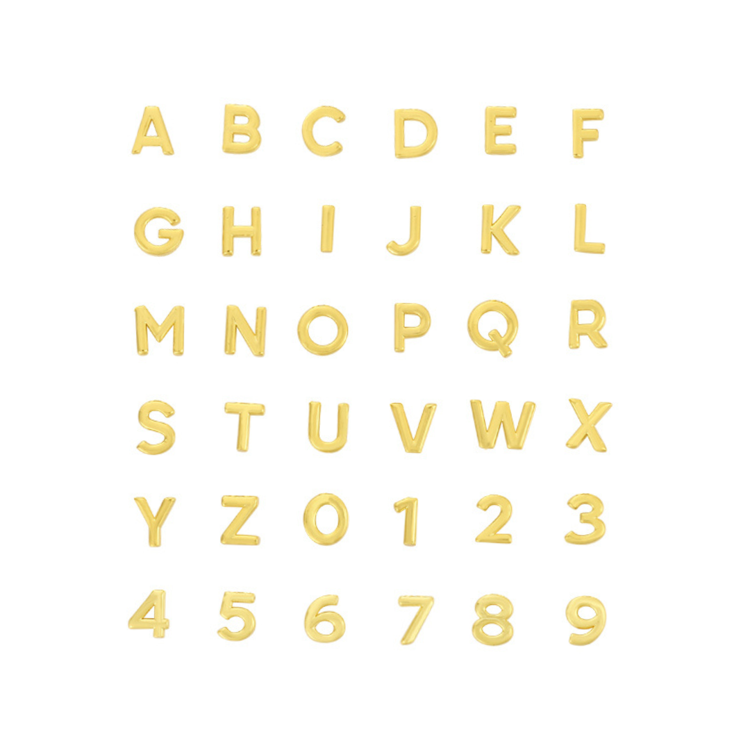 Custom/Personalized Link Letter Necklace Lee