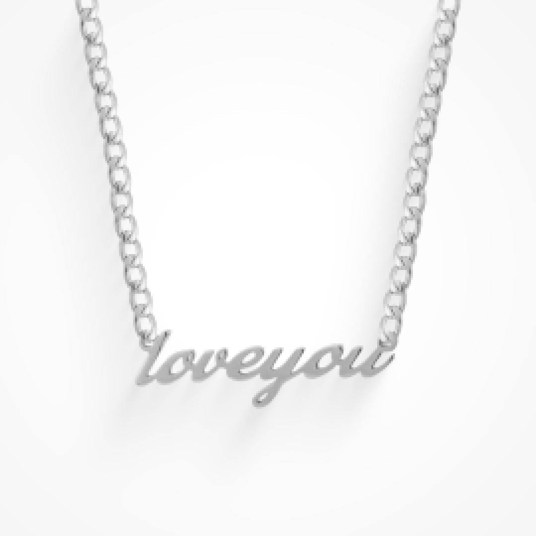 Love You Necklace Lee