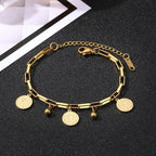 Hip Hop Round Coins Bracelet Evry Jewelz