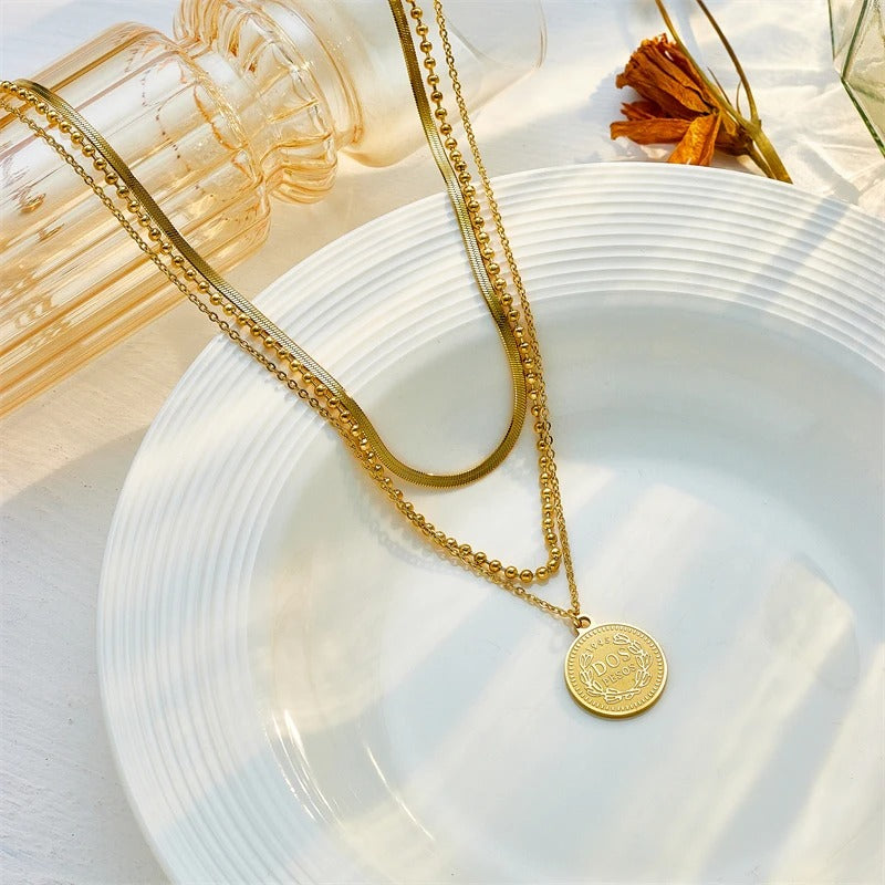 Good Things Come in Threes Necklace Lee