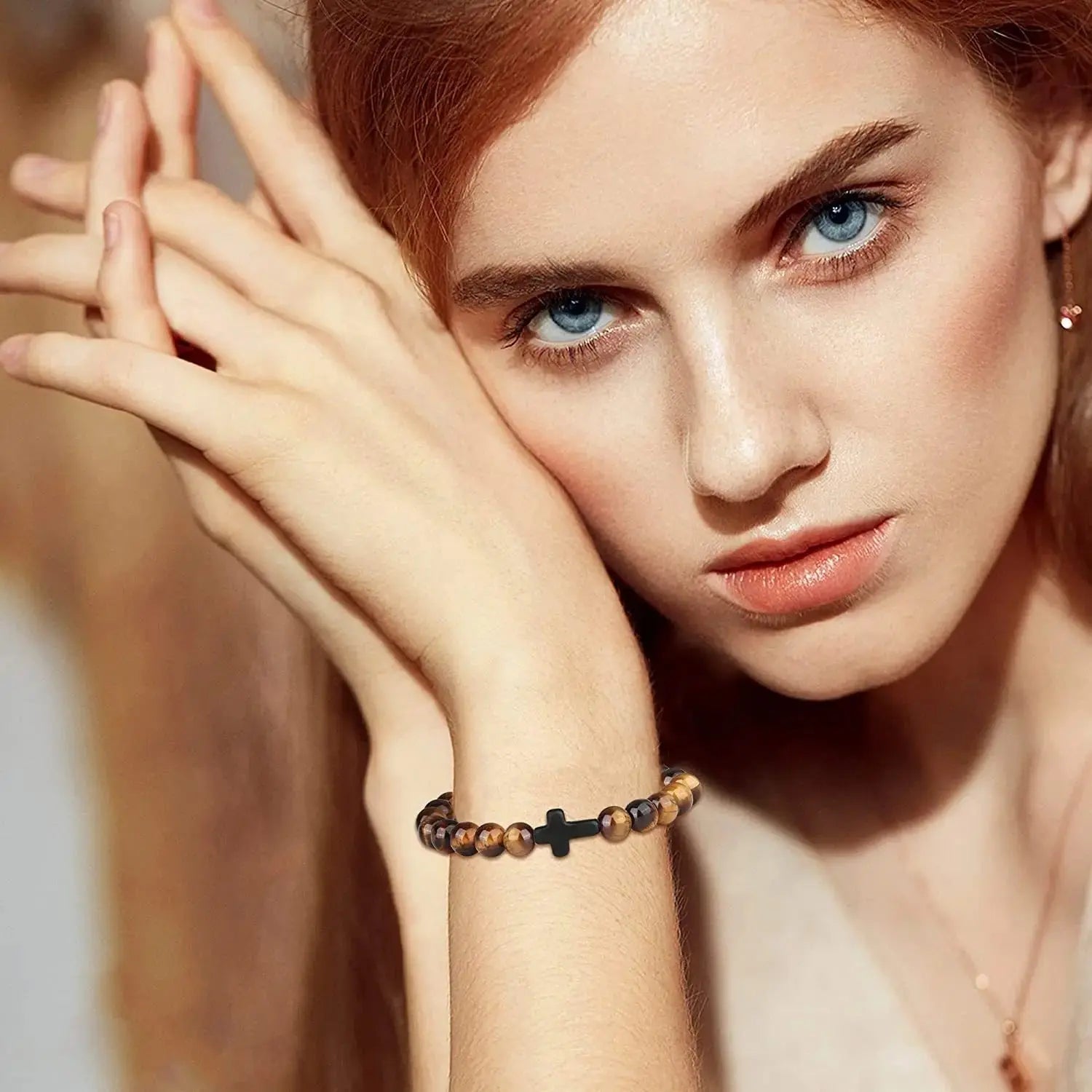 Crossed Stone Bracelet Evry Jewelz