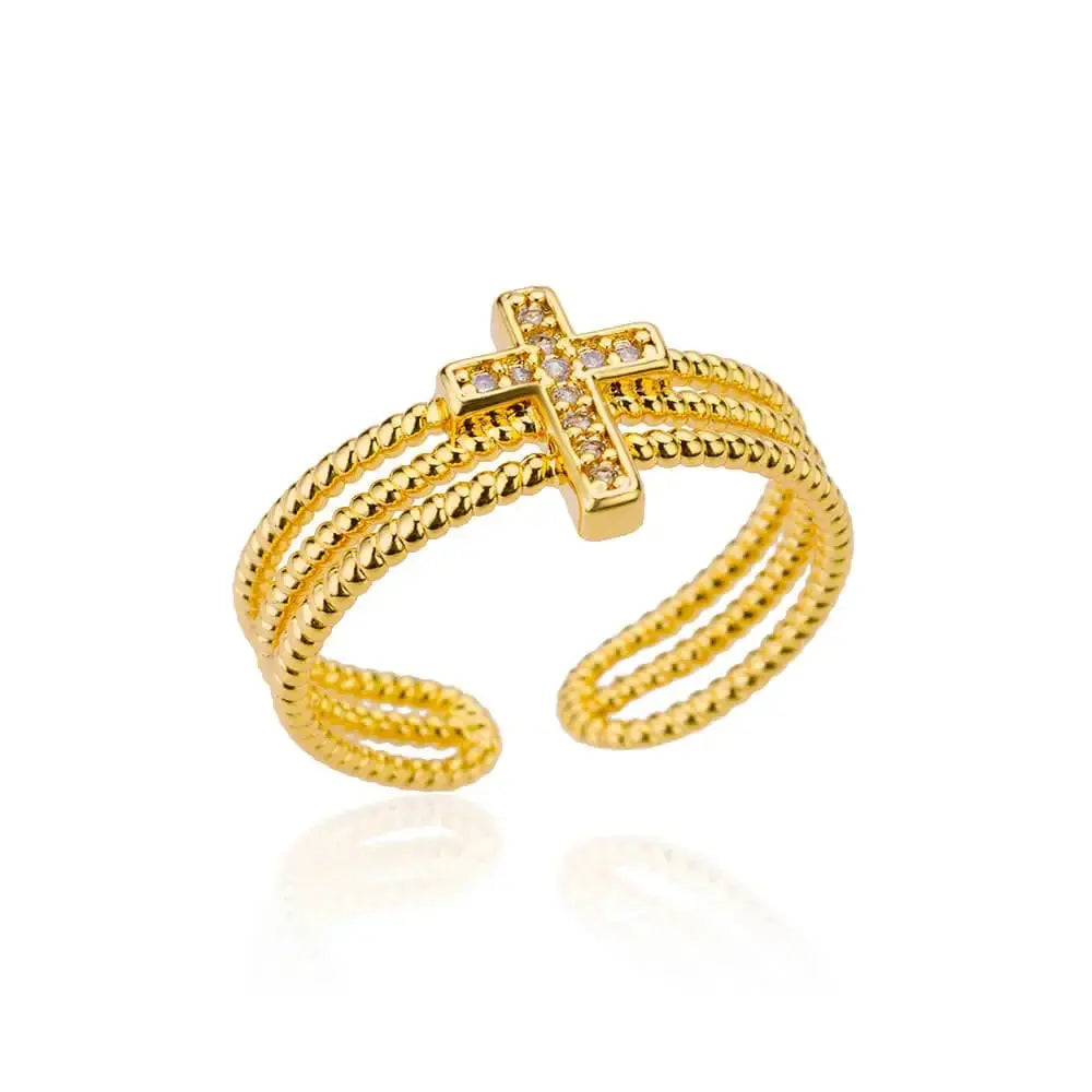 Cross Zircon Ring Evry Jewelz