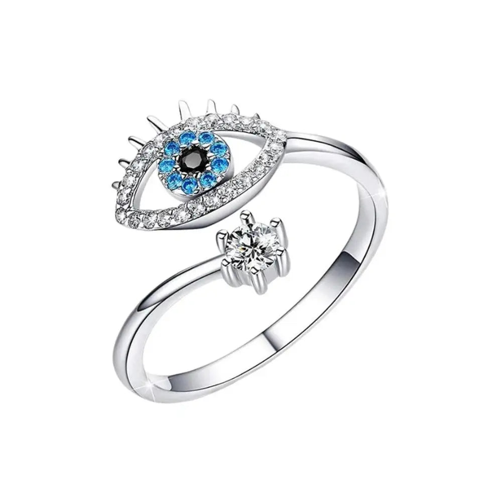 Lucky Evil Eye Ring Evry Jewelz