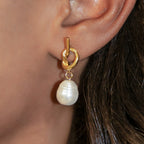 Infinity Pearl Earrings Alice