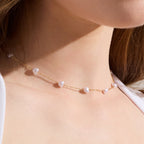 Pearl Embrace Necklace Angel