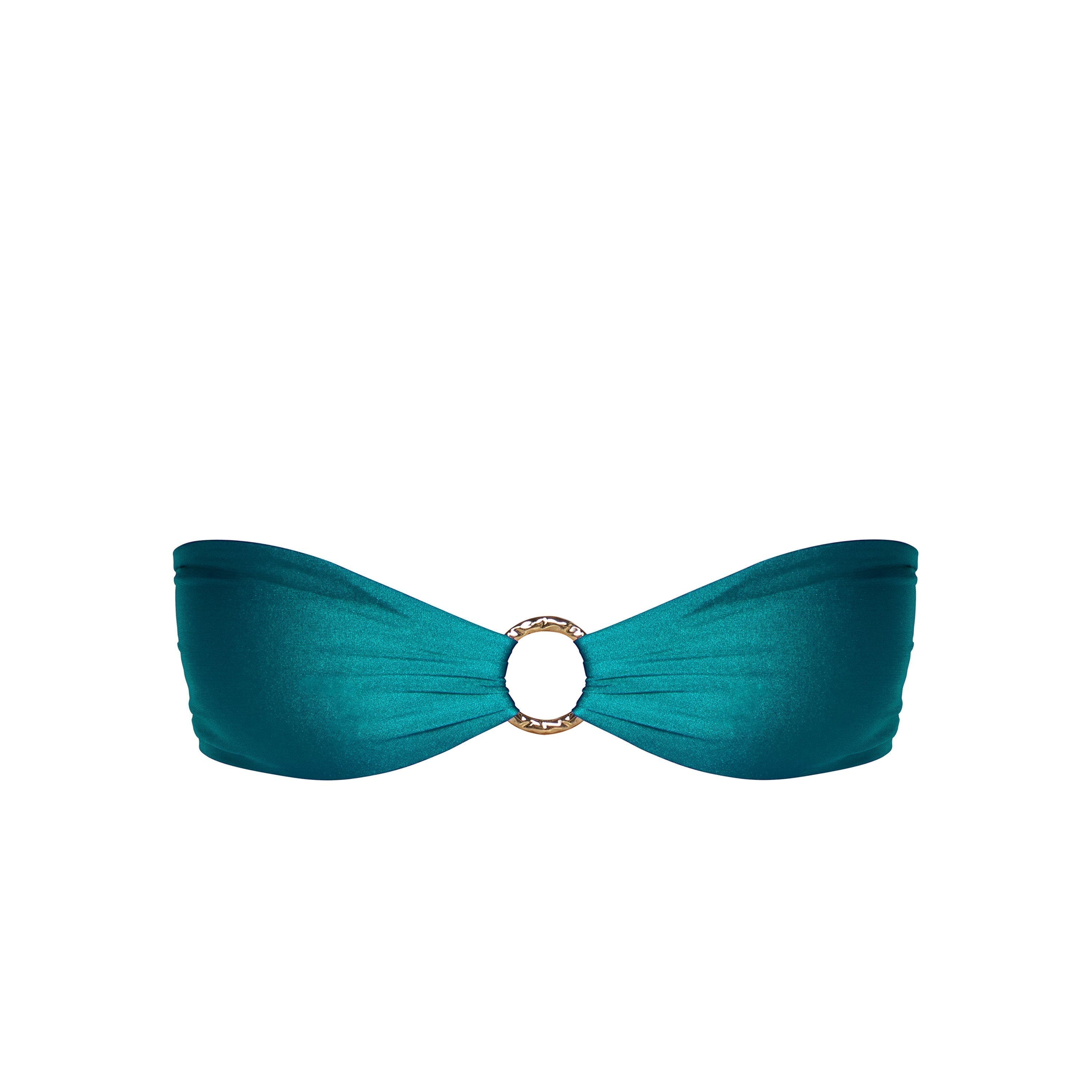 CECE Blue Fondale - Bandeau Bikini Top Sommer Swim