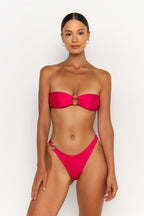 CECE Magenta - Bandeau Bikini Top Sommer Swim