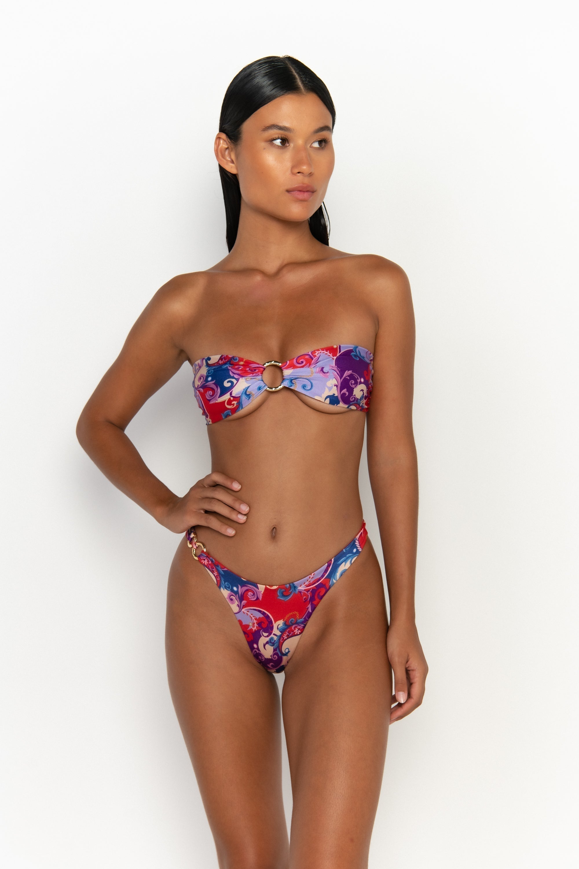 CECE  Rococo- Bandeau Bikini Top Sommer Swim
