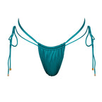 FARRAH Blue Fondale - Tie Side Bikini Bottoms Sommer Swim