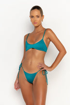 FREYA Blue Fondale - Tie Side Bikini Bottoms Sommer Swim