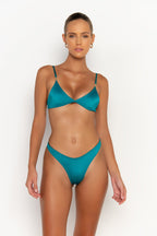 JULIET Blue Fondale - Bralette Bikini Top Sommer Swim