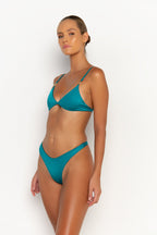 JULIET Blue Fondale - Bralette Bikini Top Sommer Swim