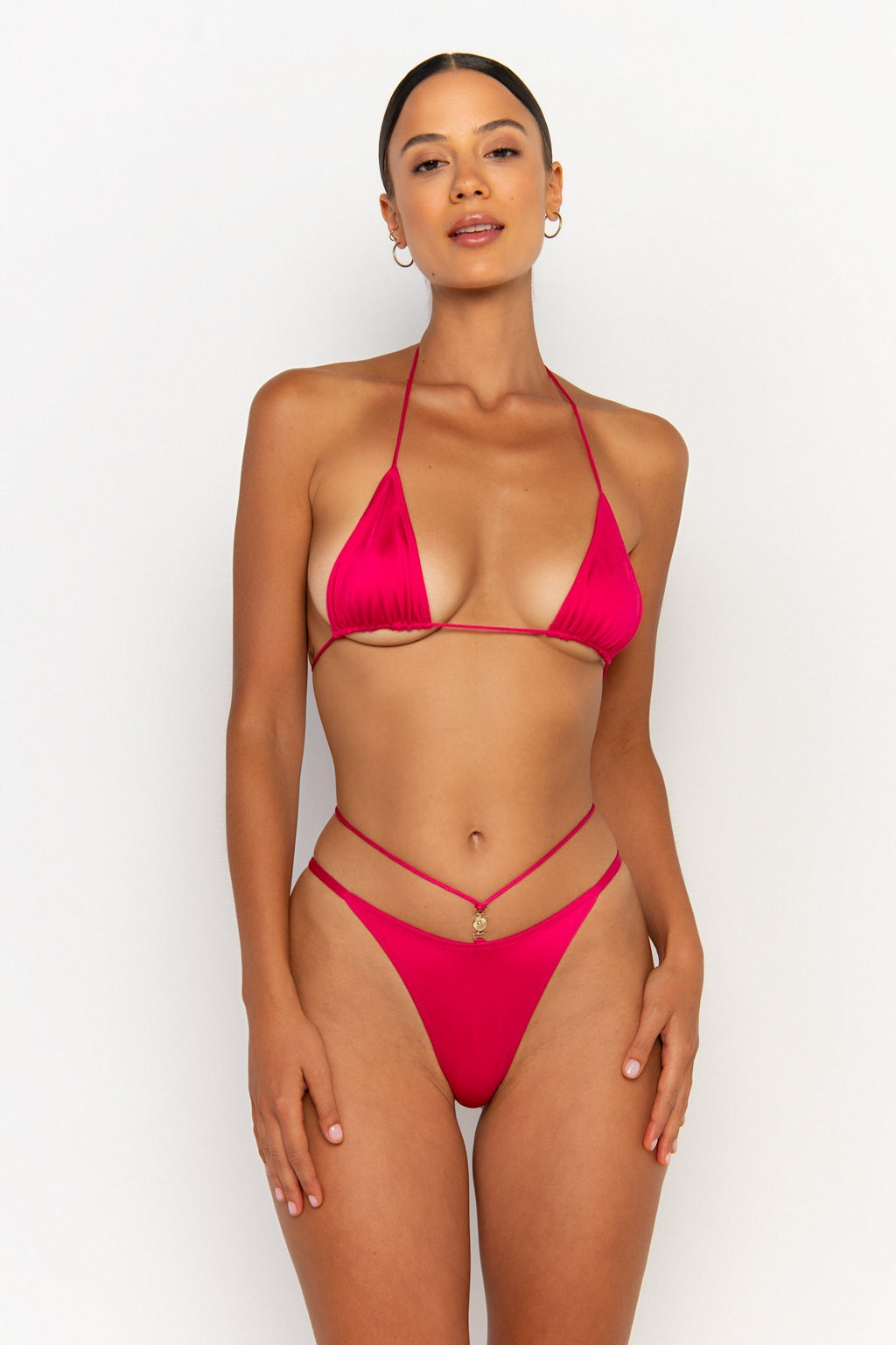 KAMILLA Magenta - Brazilian Bikini Bottoms Sommer Swim