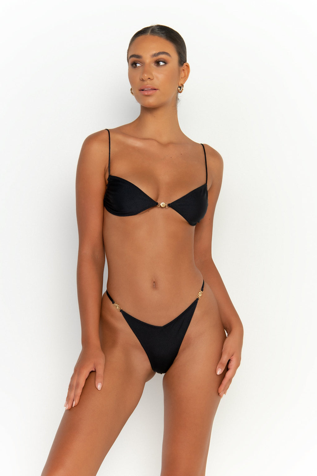 LIA Nero - Brazilian Bikini Bottoms Sommer Swim