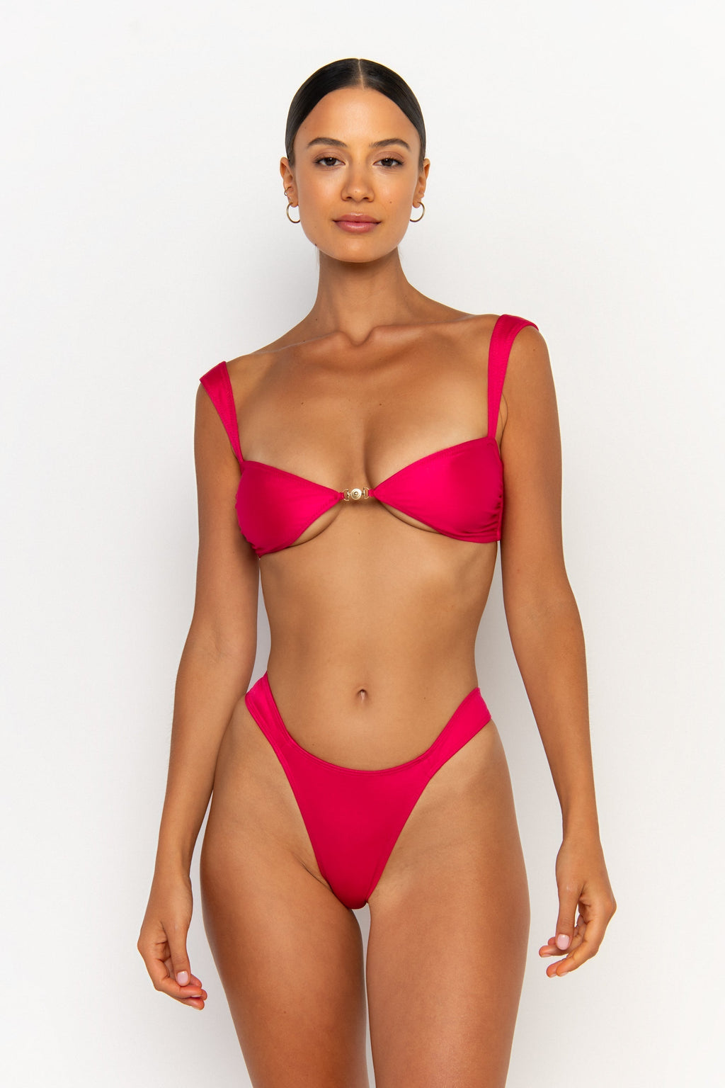 SORIYA Magenta - Balconette Bikini Top Sommer Swim