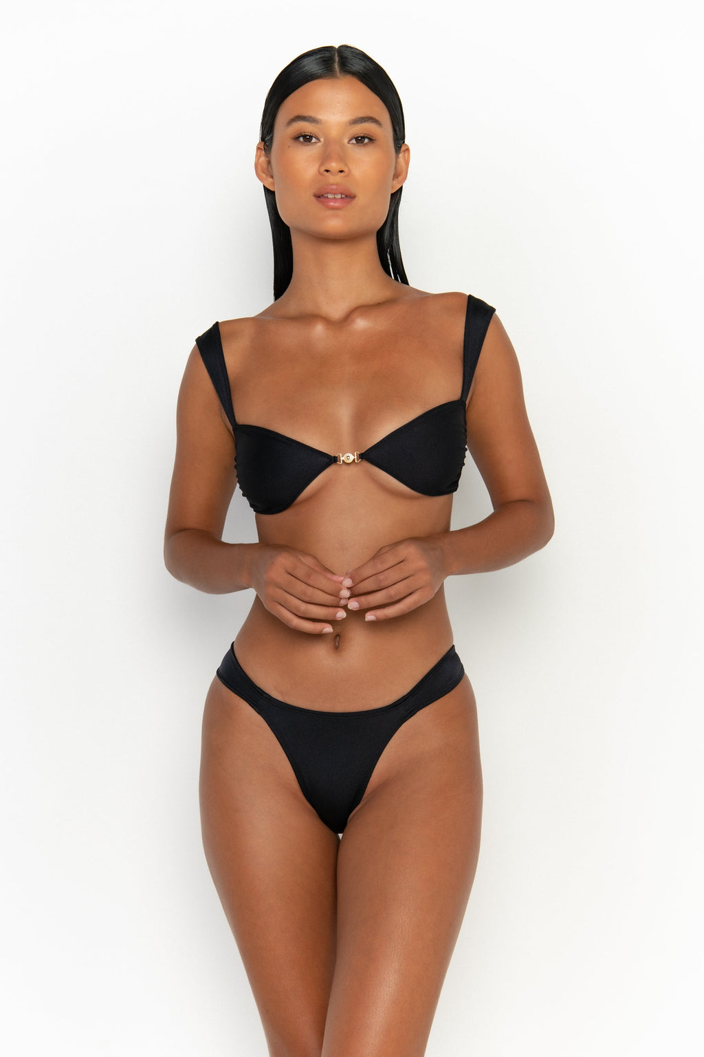 SORIYA Nero - Balconette Bikini Top Sommer Swim