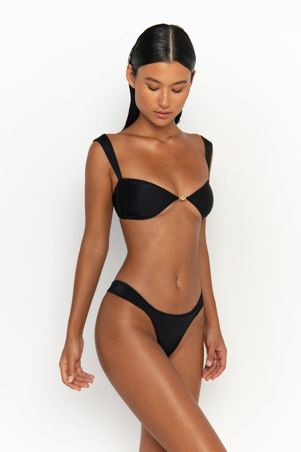 SORIYA Nero - Balconette Bikini Top Sommer Swim