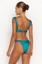 ZITA Blue Fondale - Cheeky Bikini Bottoms Sommer Swim