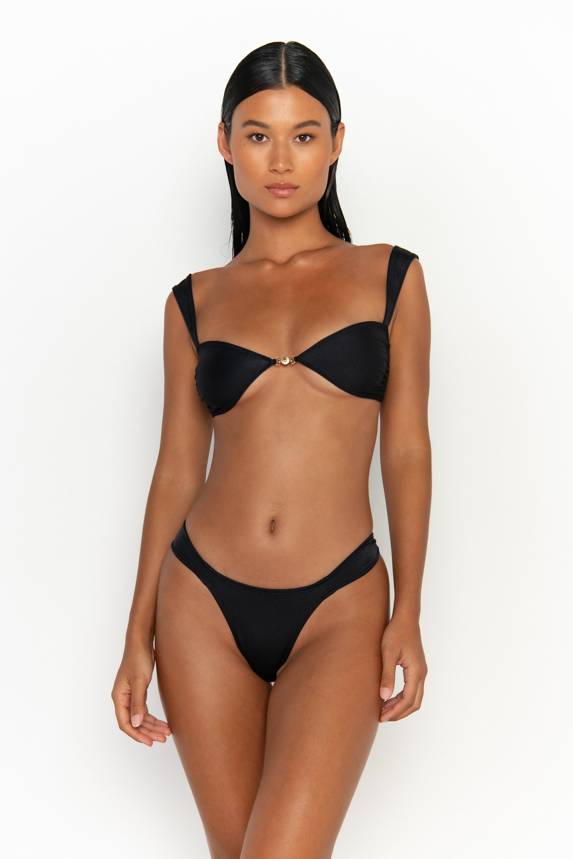ZITA Nero - Cheeky Bikini Bottoms Sommer Swim