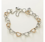 Twisted Wire Connected Hearts Charm Bracelet James Avery