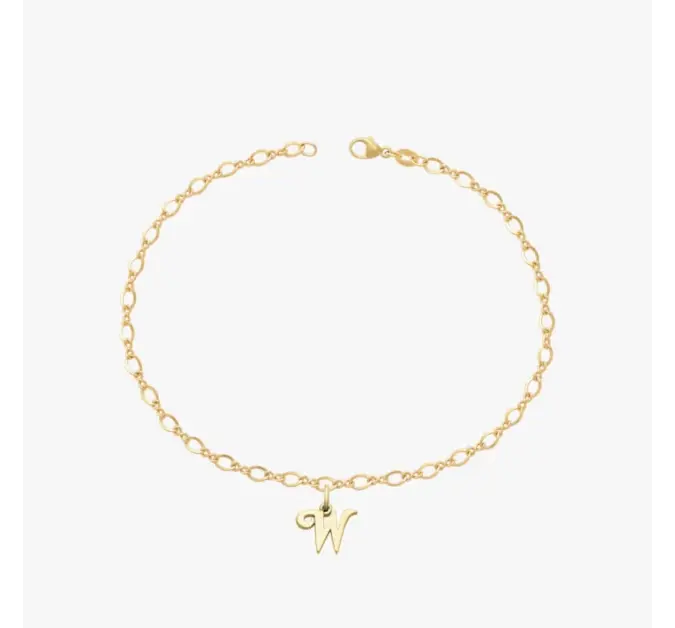 Small Script Initial Anklet James Avery